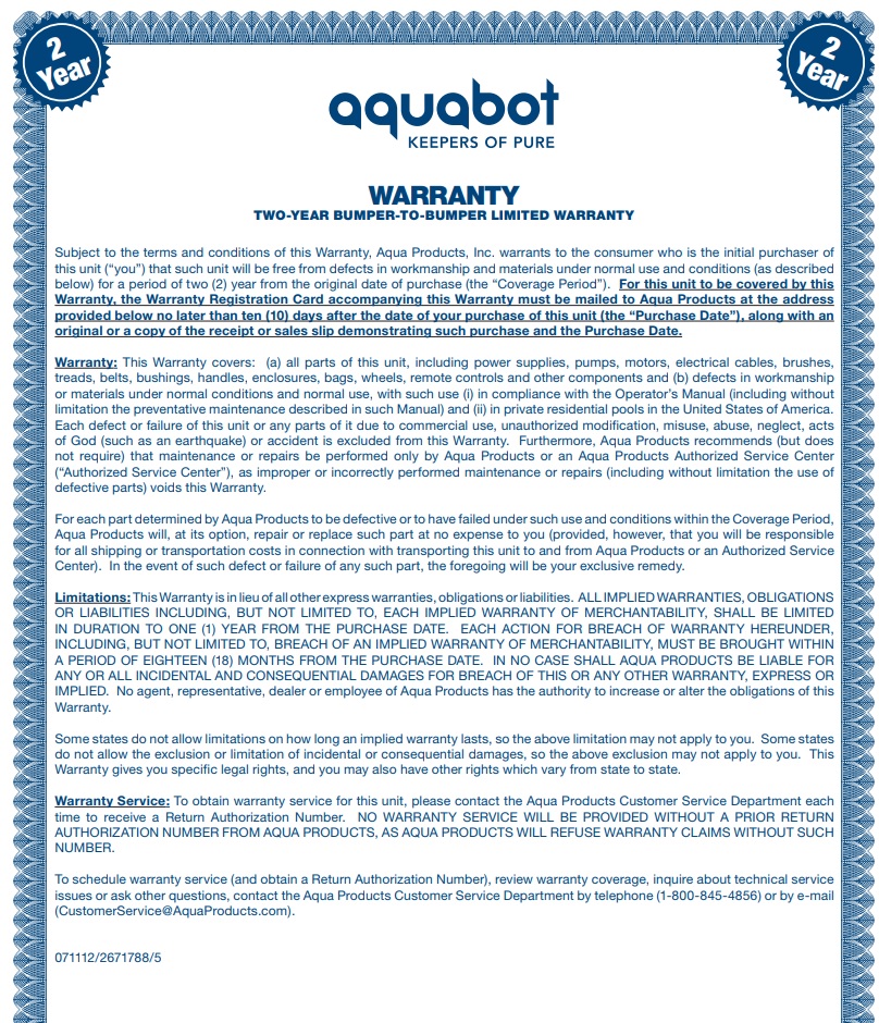 ﻿Aquabot Pura Robotic Cleaner
